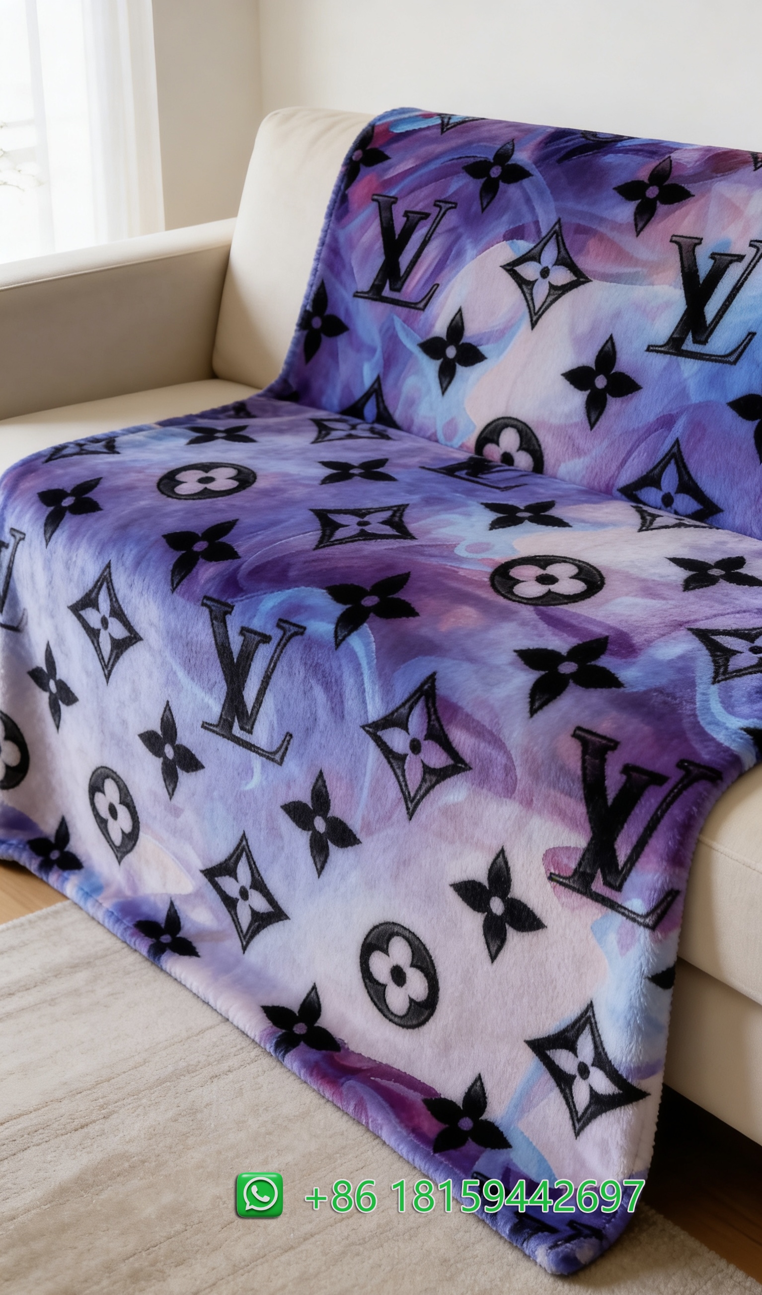 Louis Vuitton Throw Blankets